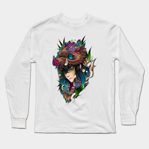 inosuke Long Sleeve T-Shirt by boxermaniac